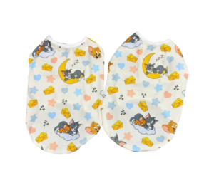 Áo Cho Chó Mùa Hè Tom Và Jerry Thun Lạnh Mỏng Mát Áo cho chó Tom và Jerry dễ thương