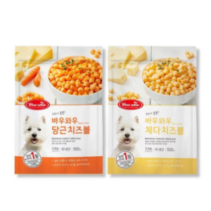 Bánh Thưởng Cho Chó Phô Mai Viên Bowwow Cheese Ball 100g