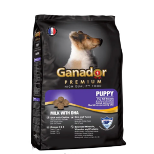 Hạt Ganador Puppy Cho Chó Con Vị Sữa & DHA